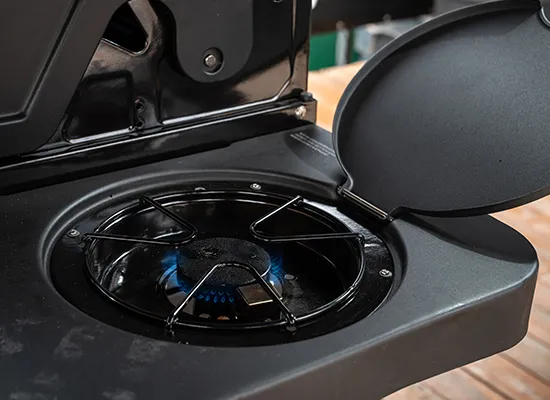 BBQ | AL-KO Masport Grill with practical side burner for keeping warm and cooking
